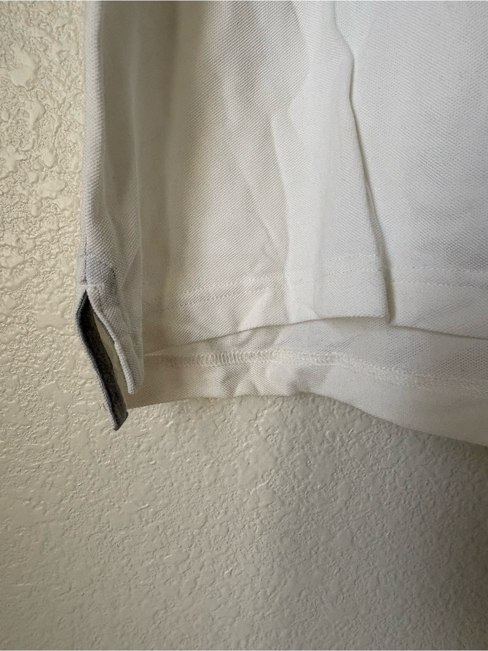 Tommy Hilfiger White Polo with Navy Collar and Red Trim - Picture 6 of 11